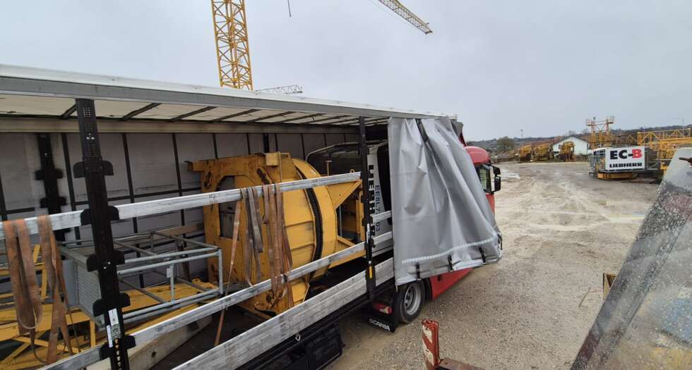 Liebherr 154 EC-H6 Litronic dizalice isporučene tvrtki Radnik d.d. na gradilištu